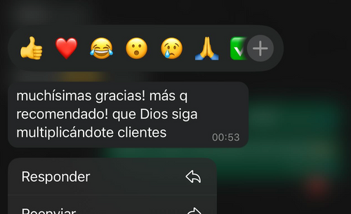 Resena de cliente