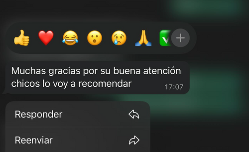Resena de cliente